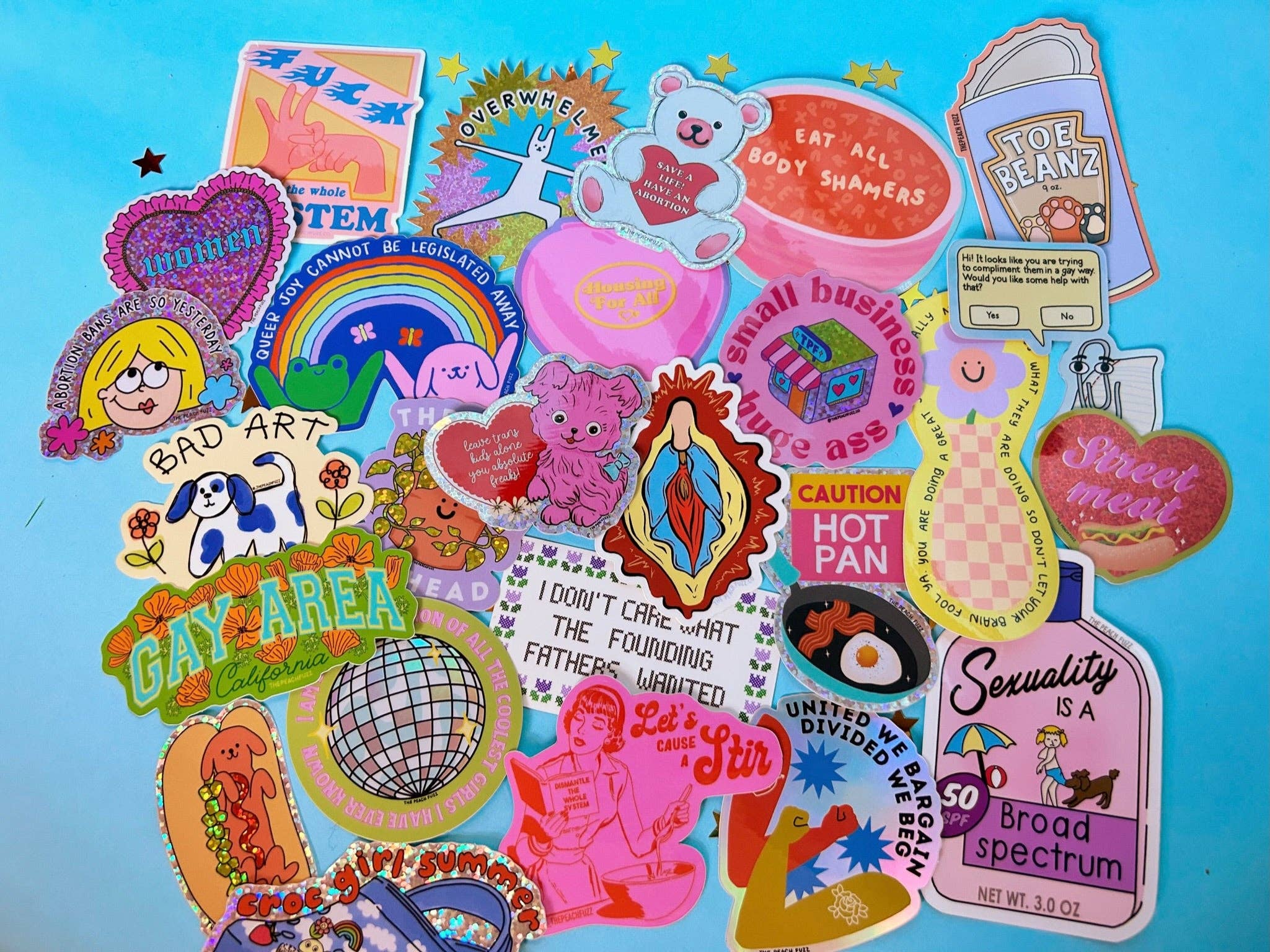 The Peach Fuzz - Vendita all'ingrosso Adesivo - Adesivo con fagioli5