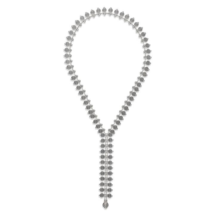 Chanour - Wholesale Y-Neck/Lariat Necklace - Handmade Hypnosis Pewter Necklace - 1751