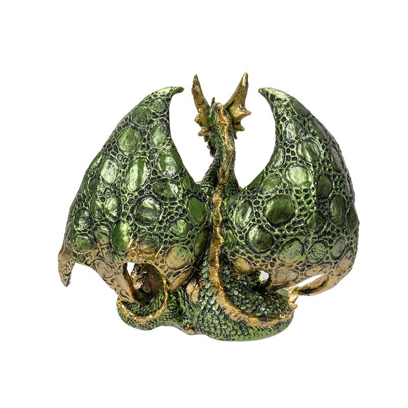 Pacific Trading - Wholesale Decorative Figurine - Green Dragon with Hatchlings2