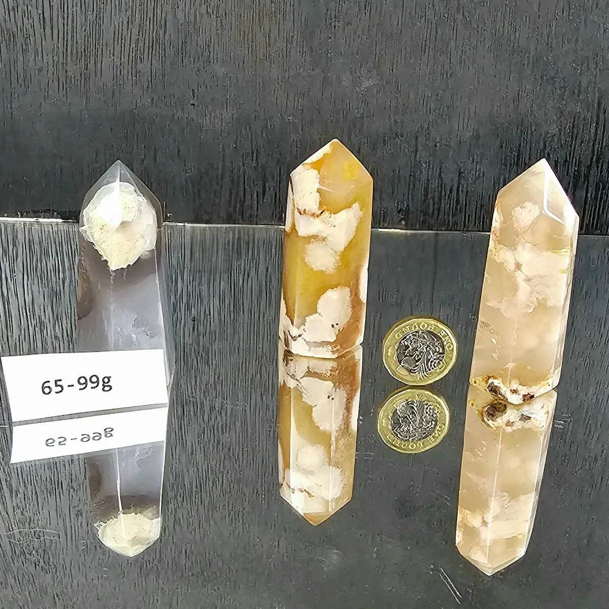 Distinction Crystals - Wholesale Spiritual Stone/Crystal - Flower Agate Crystal Towers3