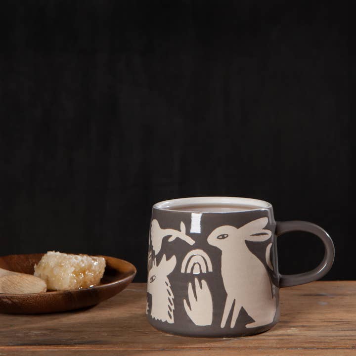 Danica Studio - Wholesale Coffee Mug - Danica Studio Timber Imprint Ceramic Mugs 14 oz
