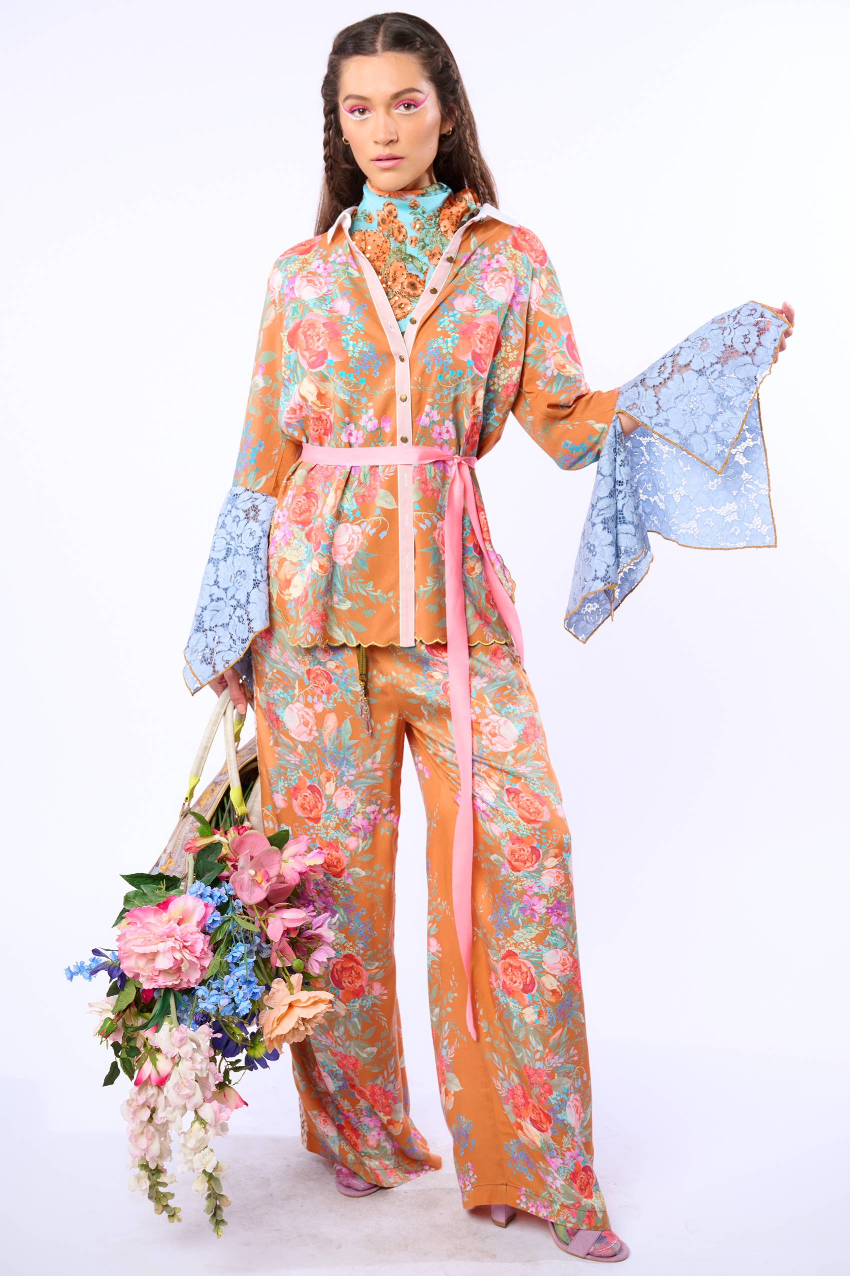 Kobberroseprint Valentina Skjorte for engroshandel på Faire1