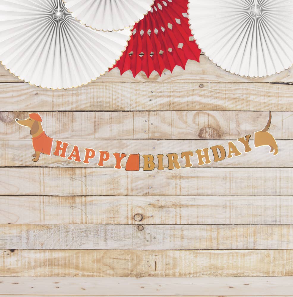 Tim&Puce Factory – Engroshandel Guirlande – HB 2 m girland med gravhund2