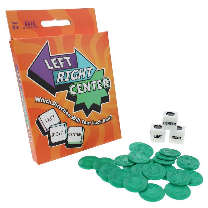 LRC — Juego de dados a la izquierda, a la derecha y al centro para venta al por mayor de Wood Expressions