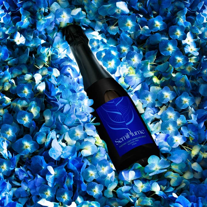 Semiplume, non alcoholic sparkling brut – wholesale Alkoholfritt vin – SemiPlume, NA mousserande te 750ML