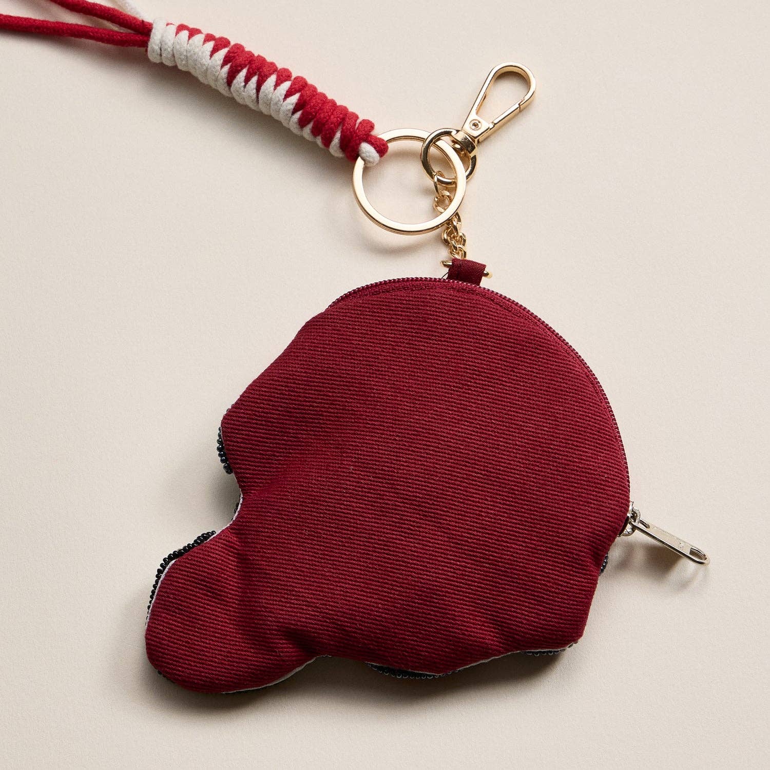 Frem - Wholesale Keychain - Women's - Game Day Beaded Helmet Keychain Pouch – Team Colors1