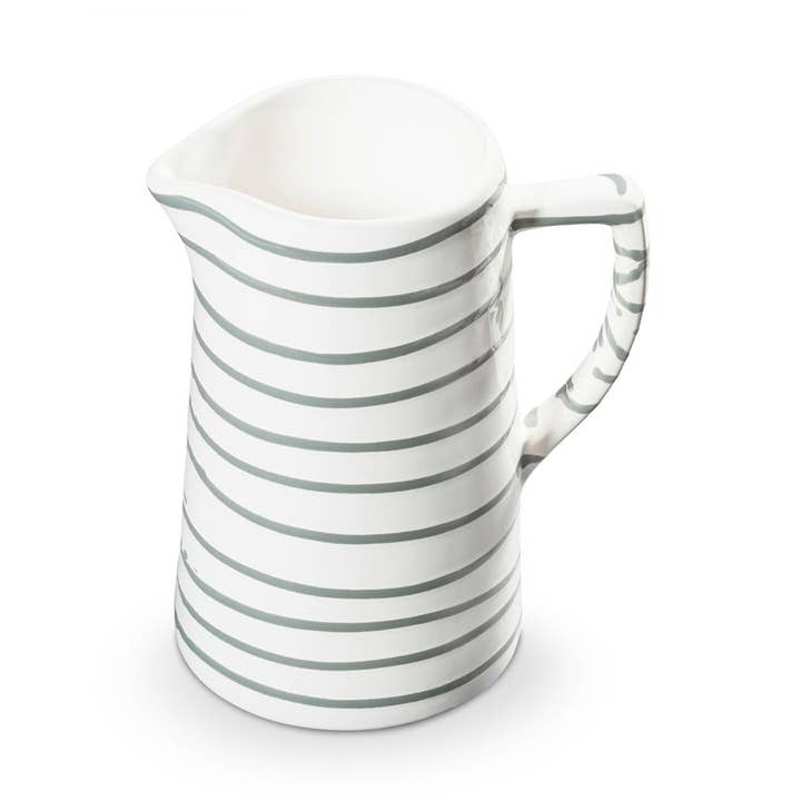 Caraffa d'acqua fiammata grigia (0,7 l) per la vendita all'ingrosso da parte di Gmundner Keramik Handels GmbH