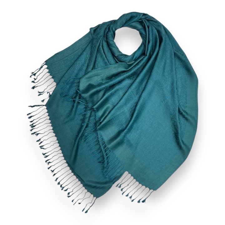 Pashmina-Paisley-Print mit Fransen  für den Großhandel von London Scarves