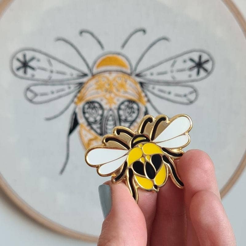 Paraffle – Material para bordar/ponto de cruz por atacado – Minder de agulha magnética de abelha1