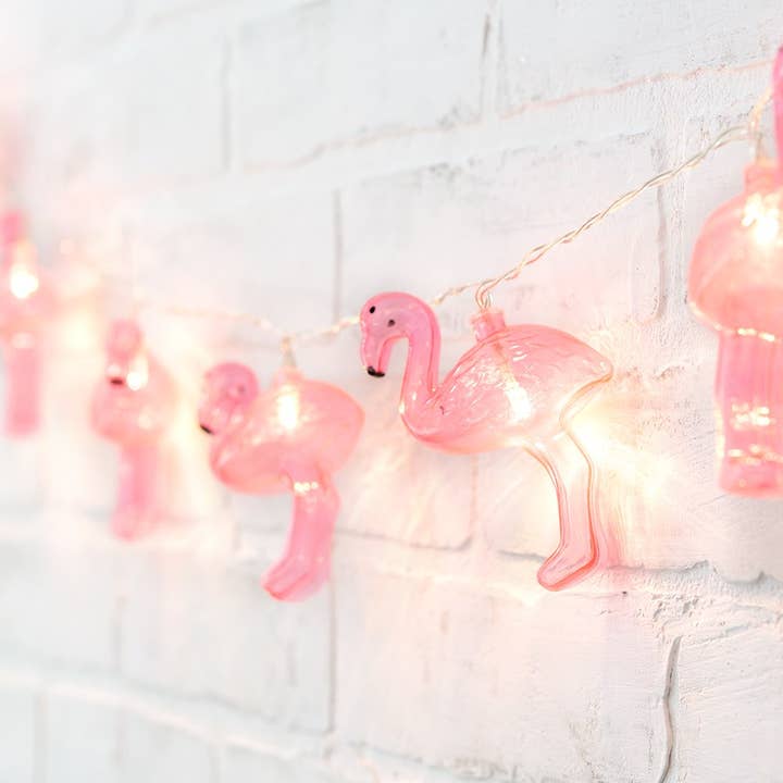 Weddingstar Inc. - Wholesale String lights - Decorative Battery Operated LED String Lights -Pink Flamingo1