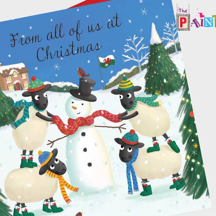 'De la part de nous tous à Noël' pour la vente par The Paintbox