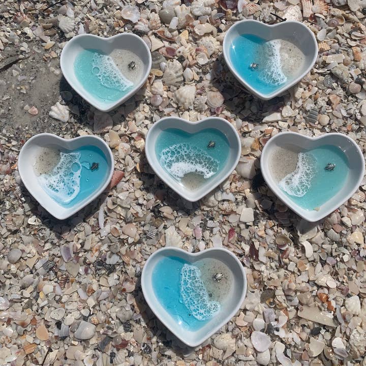 Jade Canyon - Wholesale Jewelry Dish - Sea Turtle Ocean Beach Heart Dish6