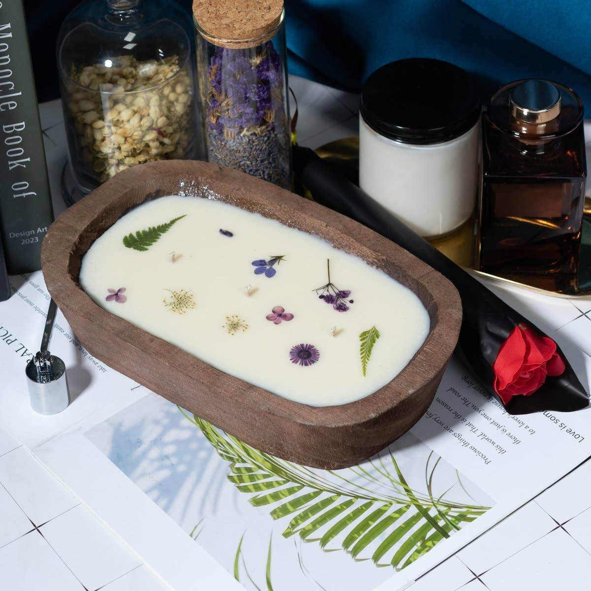 Nairu - A Wellness Boutique - Wholesale Novelty Candle - Garden Rain: Natural Wax Scented Candle1