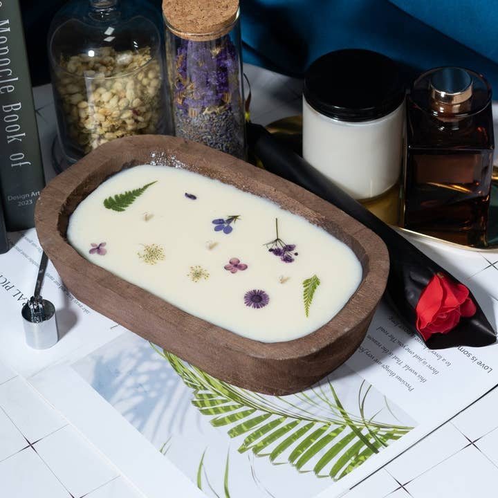 Nairu - A Wellness Boutique - Wholesale Novelty Candle - Garden Rain: Natural Wax Scented Candle1