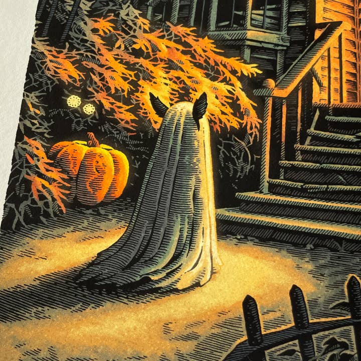 Simon J. Curd - Venta al por mayor Ilustración - Old Haunt | Impresión A31