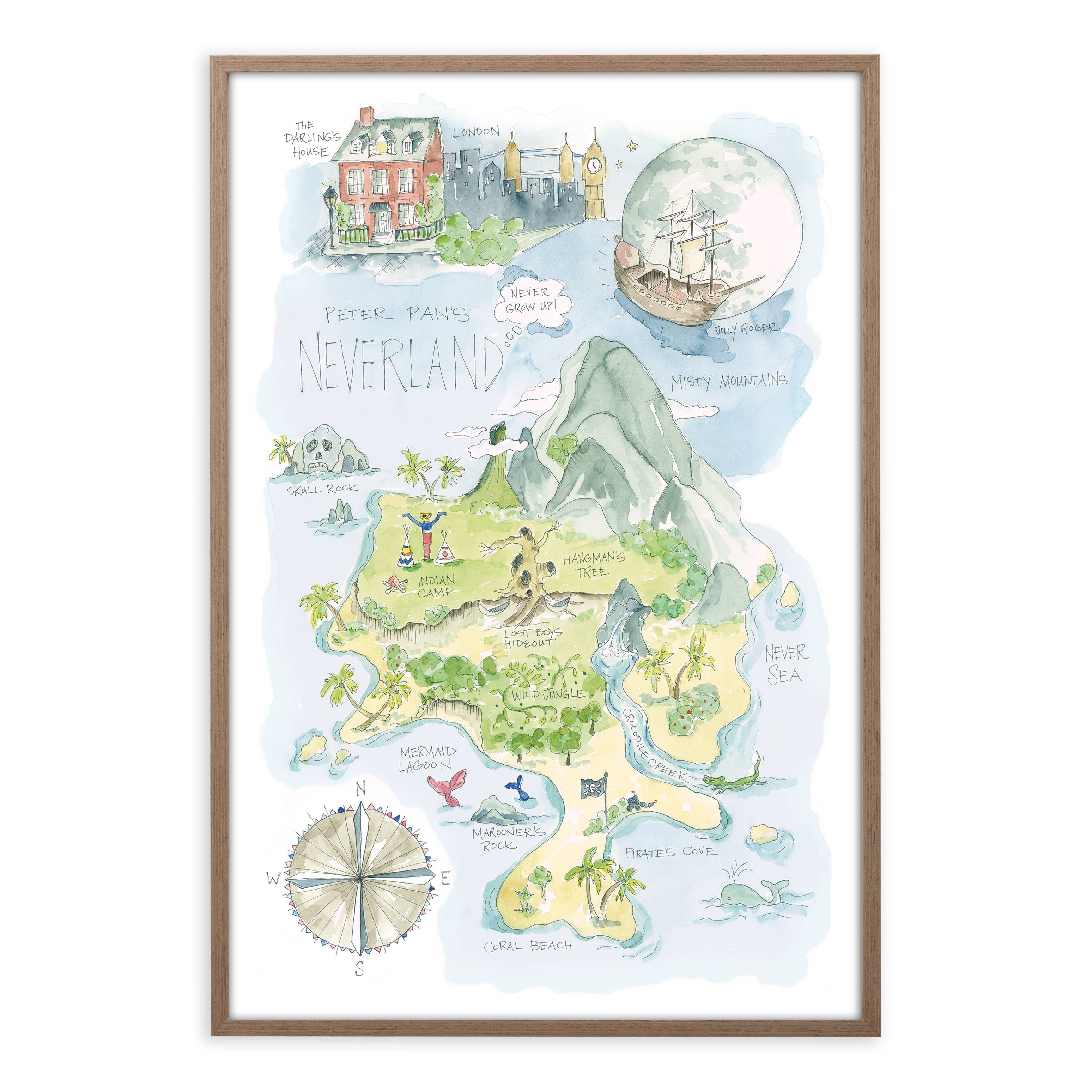 Jeep Story Map Tea Towel – Elizabeth Wade Studio