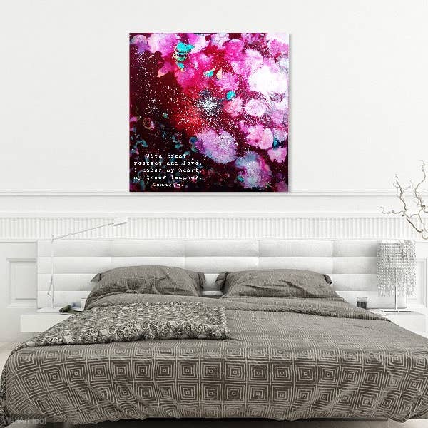 Com muito respeito e amor, honro o meu coração, o meu professor interno por atacado de katharinalucia ART