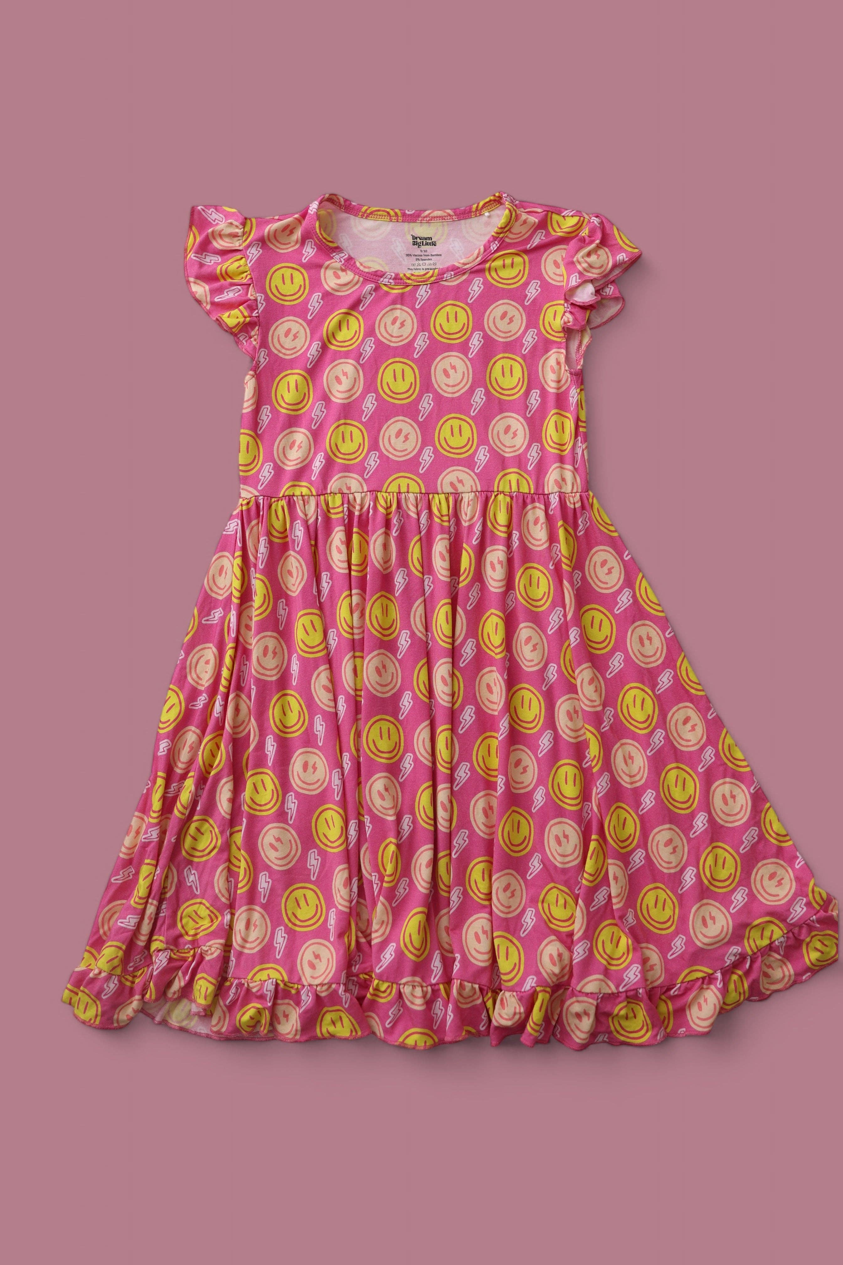 Dream Big Little Co. - Wholesale Dress - Kids - RADIANT SMILES DREAM RUFFLE DRESS12