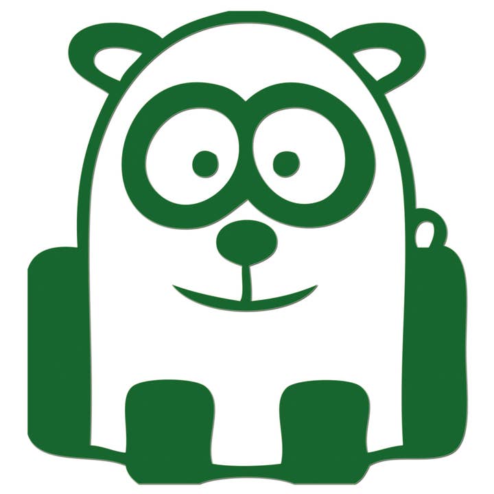 Funny Cartoon Panda Sticker for wholesale by WinsterCreations™