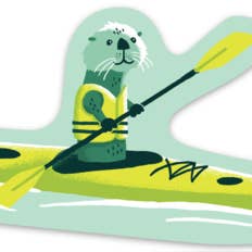 Factory 43 - Wholesale Sticker - Sticker Otter Kayak
