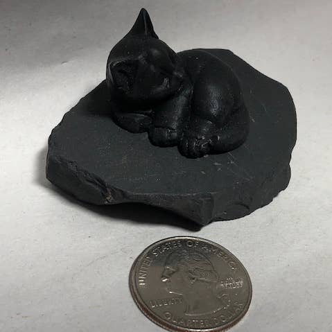 Kätzchen, Restaurierter Schungit für den Großhandel von Elite Gems