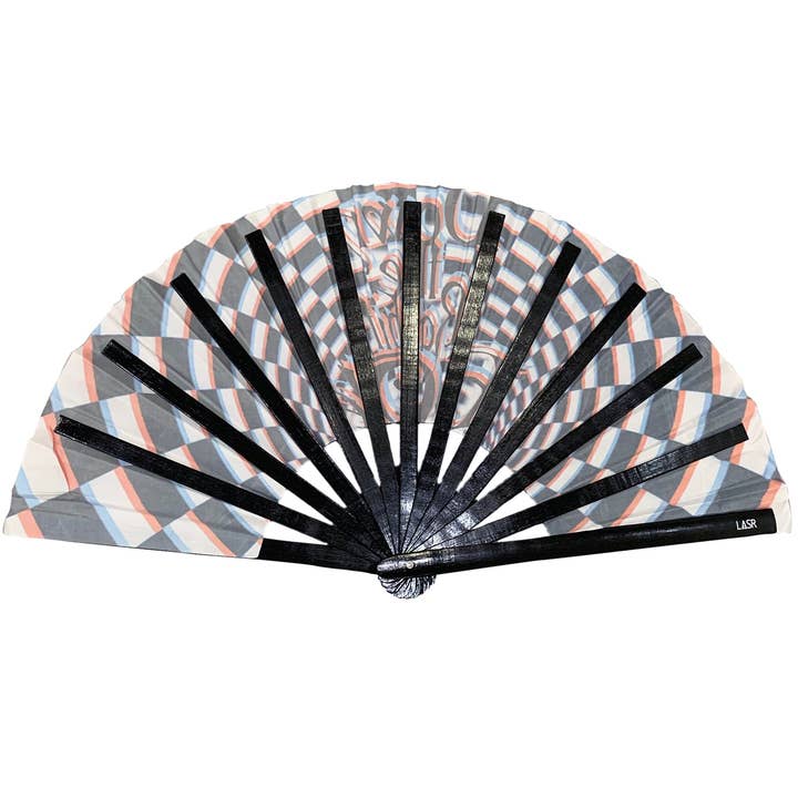 LASR – Großhandel Handfächer – Psychedelischer Kaninchenfan3