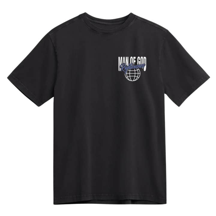 Rättfärdig man av Gud T-shirt | unisex | Svart för wholesale av Made By Yen