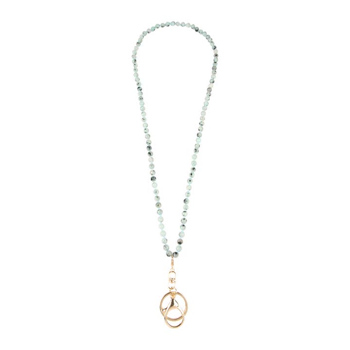 MYS Wholesale Inc - Wholesale Link & Chain Necklace - Natural Stone Beads Lanyard Necklace