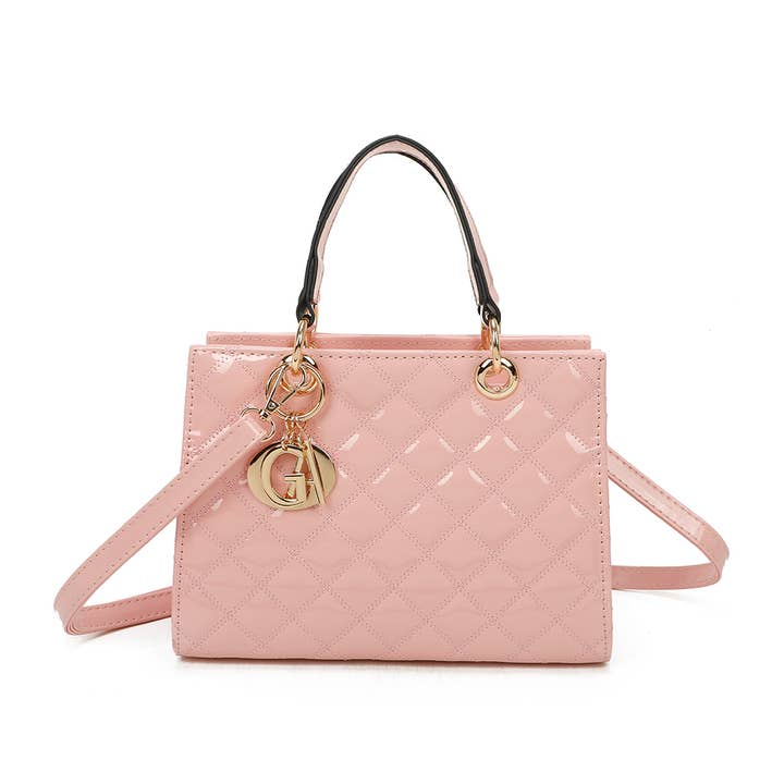 Gallantry - Wholesale Top Handle Bag - Women's - La Matelassé Shiny (C-0169-2B)3