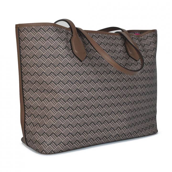 Lulu PM Brown Canvas & Brown Leather for wholesale by Delage