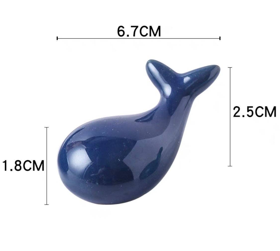 Gohobi （We cover U.S. import duties） - Wholesale Spoon Rest - Gohobi Ceramic Whale Chopstick Rest0