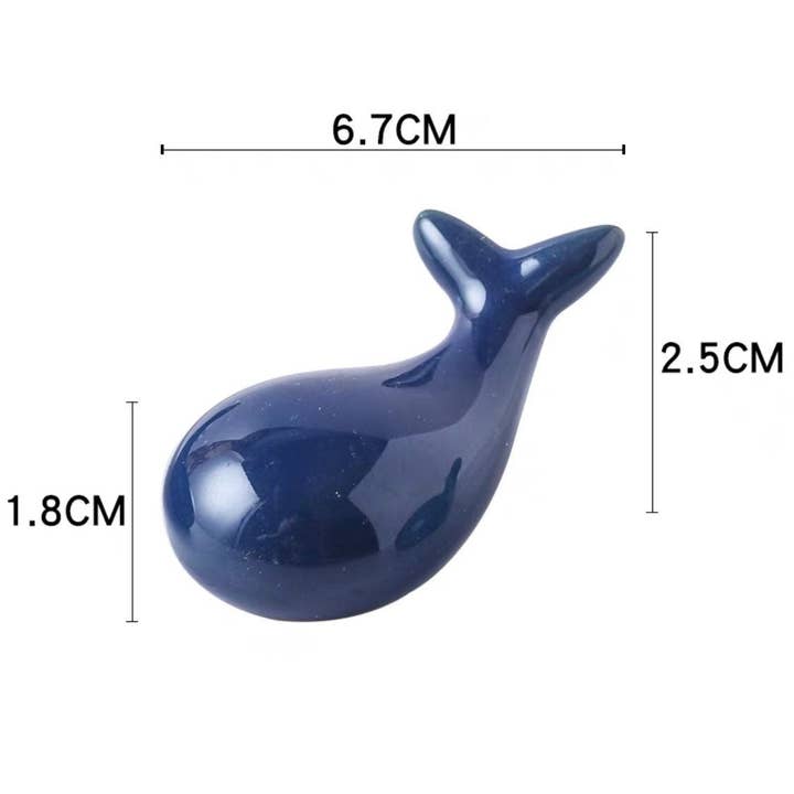 Gohobi (We cover U.S. import duties) - Wholesale Spoon Rest - Gohobi Ceramic Whale Chopstick Rest