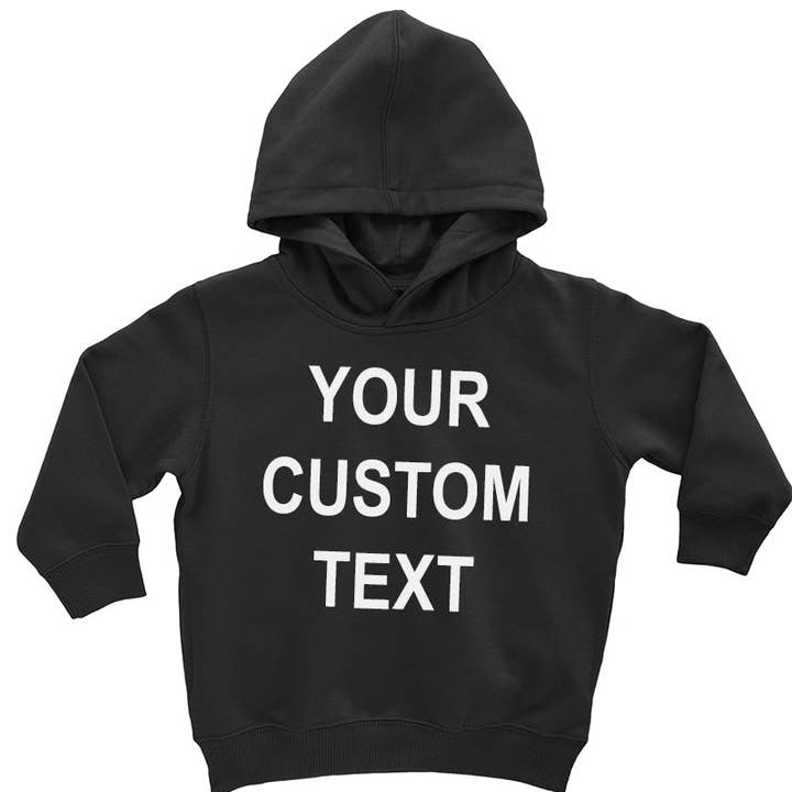 Custom Toddler Hoodies or Long Sleeve Fleece Onesies for wholesale by Expression Tees