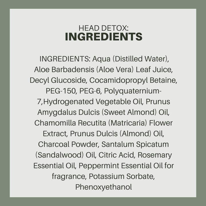 ATANA HEAD SPA, LLC - Wholesale Hair Shampoo - Head Detox: Charcoal & Chamomile Clarifying Shampoo4