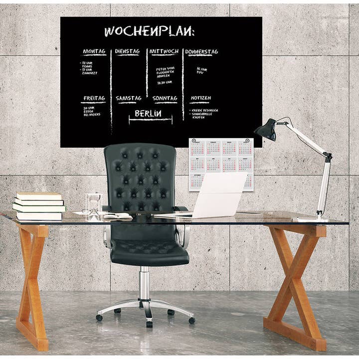 Queence - Wholesale Magnet Board - Magnetic blackboard film - black12