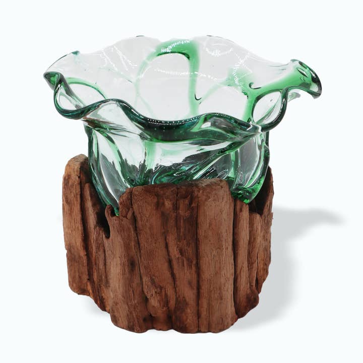 Recycled Beer Bottles - Fancy Sweet Bowl for wholesale by Ancient Wisdom