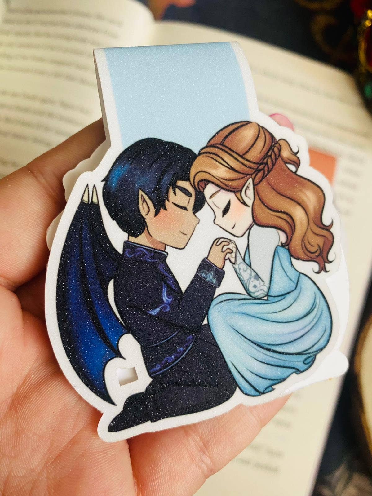 Alsace’s Art - Wholesale Bookmark - Custom Glitter Magnetic Bookmark.7