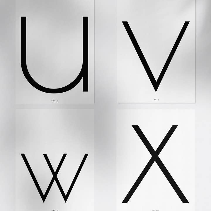 tacto studio - Wholesale Art print - Letters sheet9