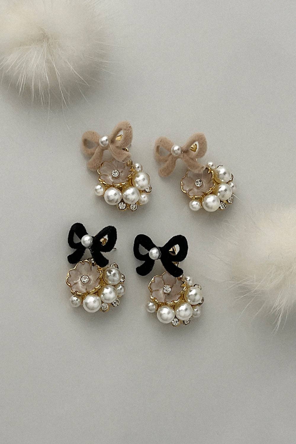 MOND HAUS – Engroshandel Ørestikkere – Margaret Øreringe | Fløjlsstruktur Studs