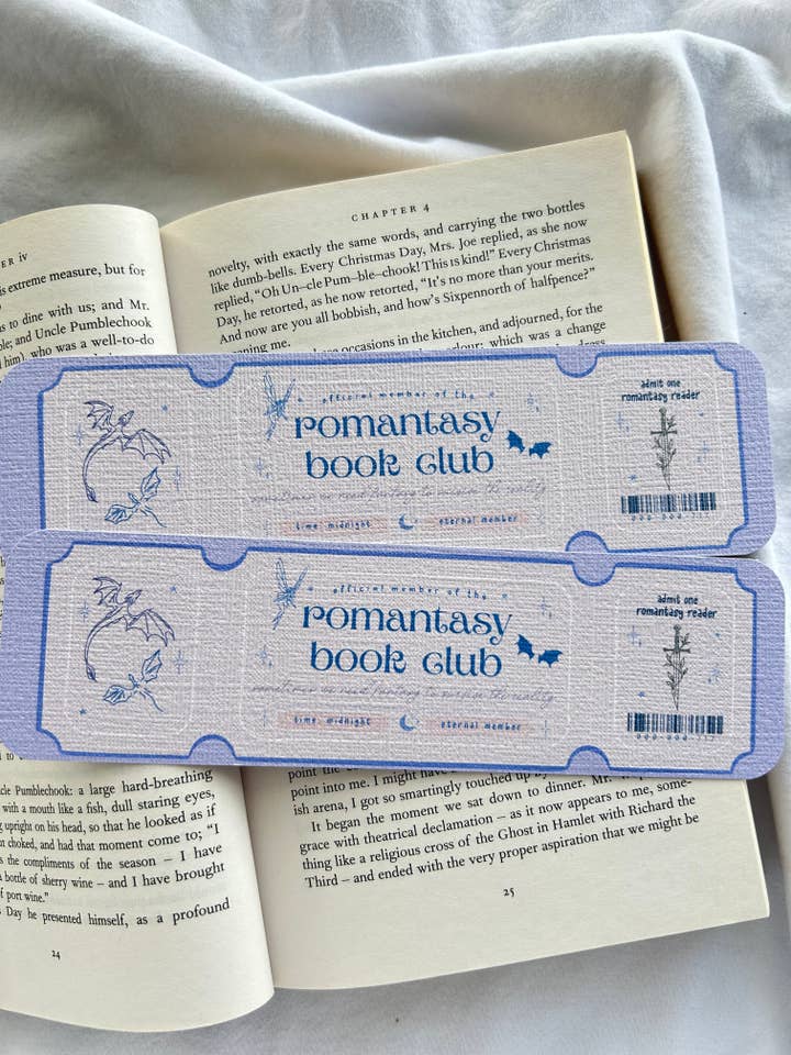 Romantasy Bookclub Bookmark for wholesale by The Sunday Society