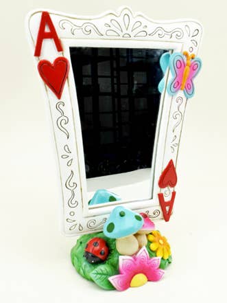Alice in Wonderland Playing Card Mirror for wholesale by Fantasy Gifts