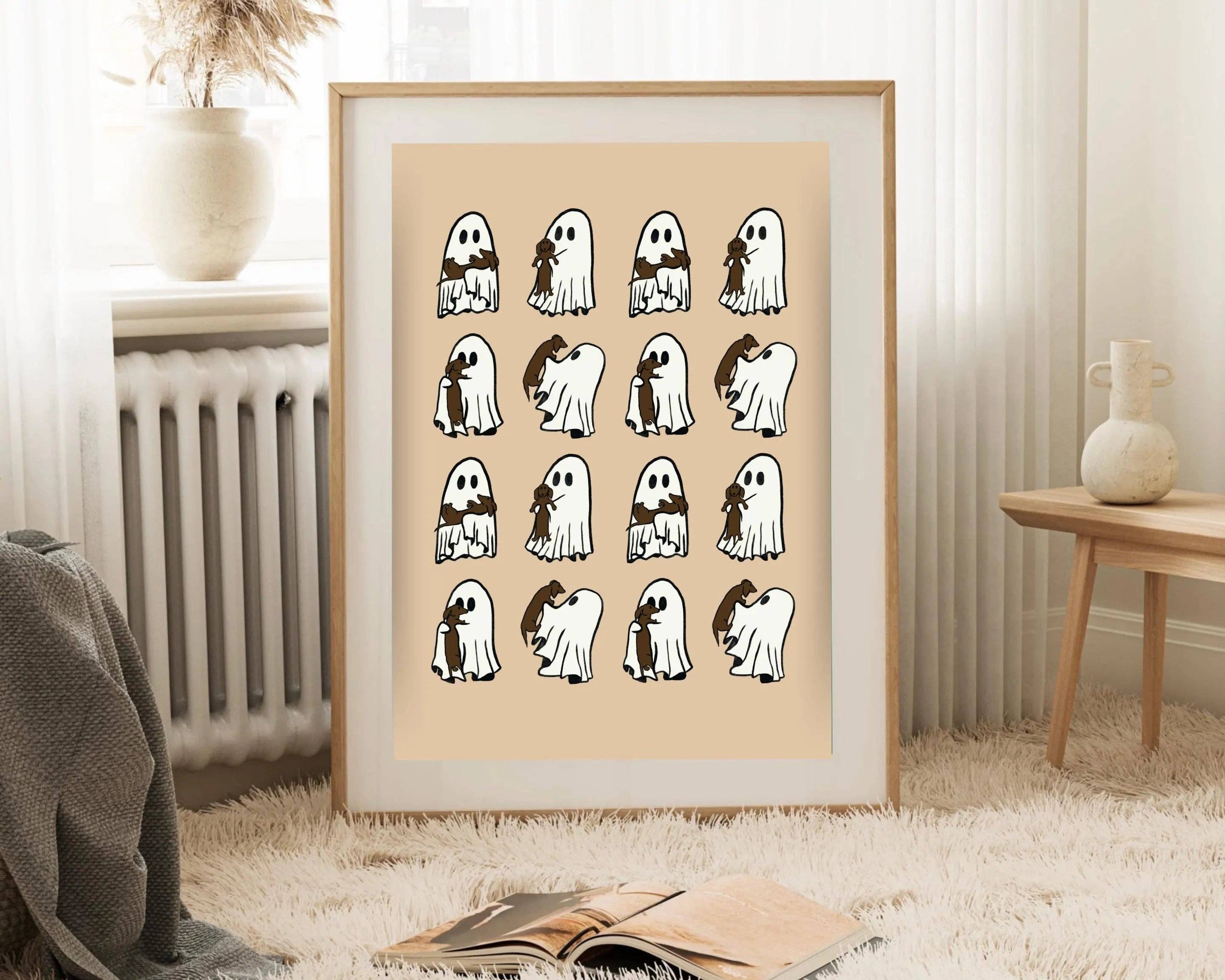 Olive Street Collective - Wholesale Art Print - Dachshund and Ghost Print9