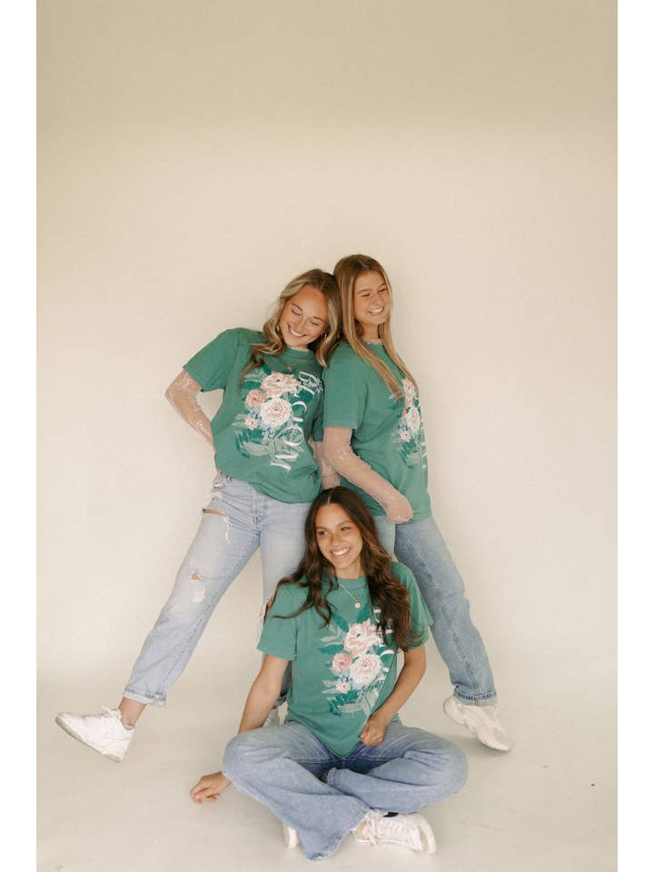 Whitney | Chaudoin Creations - Wholesale Screen Printed T-Shirt - Women's - Bloom Graphic Tee