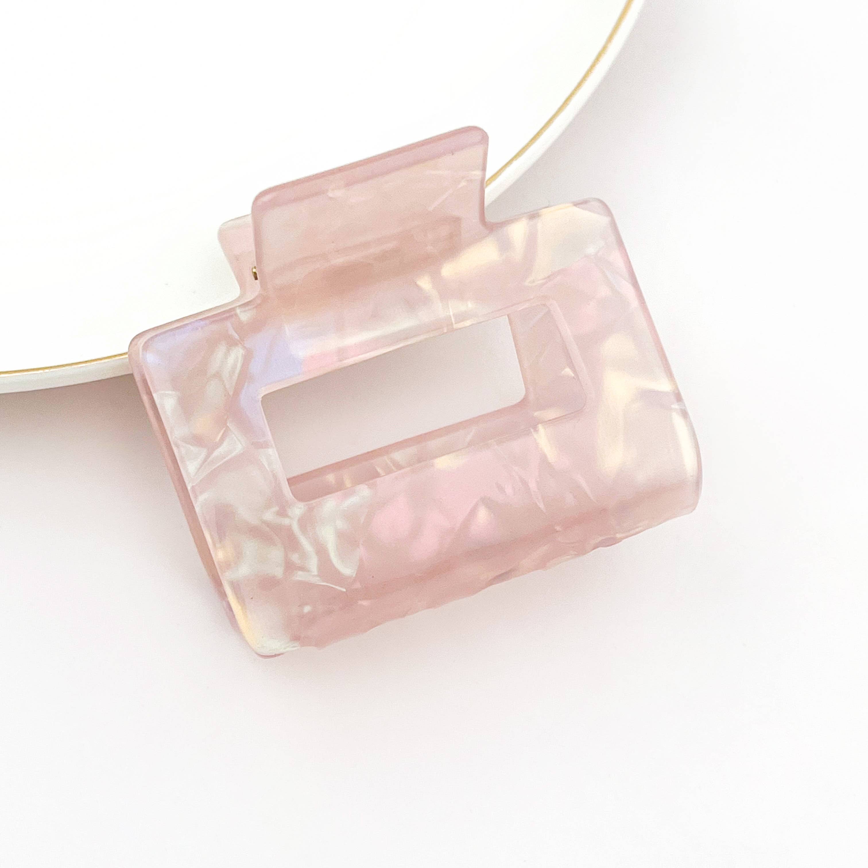 mildstyles - Vendita all'ingrosso Fermaglio per capelli - Donna - Clip a artiglio quadrato medio cavo – Stile geometrico moderno5