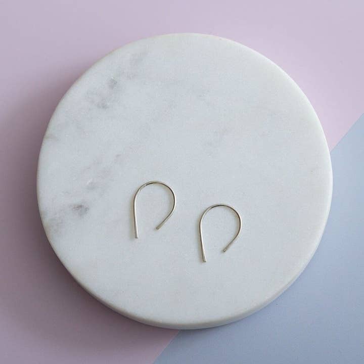 Curve Threader Earrings for wholesale by Mela Jewellery