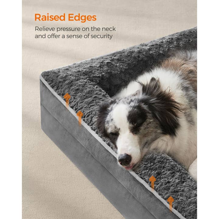 Greenwestons - Wholesale Pet bed – Dog - Medium Size Slate Gray Orthopedic Waterproof Dog Sofa Bed2