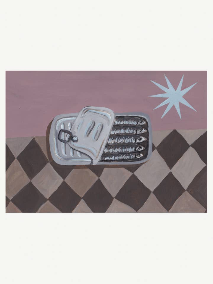 Konservierter Fisch - Premium Kunstdruck für den Großhandel von Jazmine Joye Prints