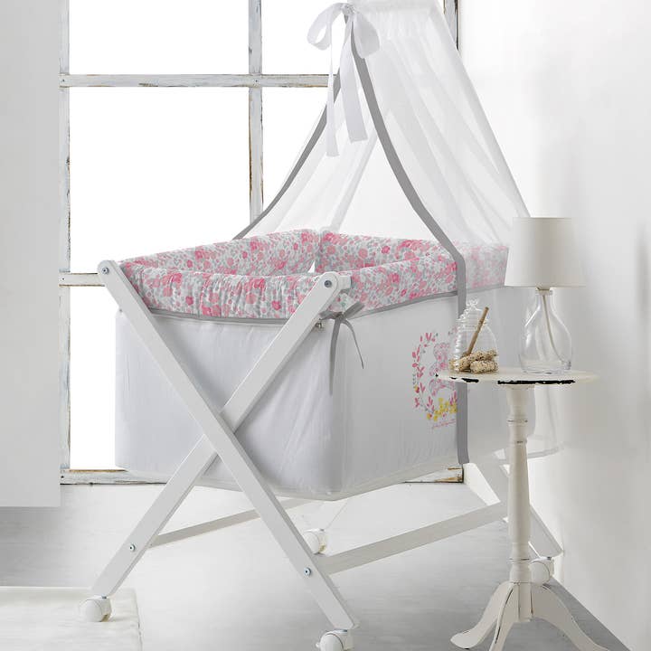 MINI CRADLE+TEXTILE AND VEIL POETIK LULU NAVY for wholesale by S&P NEWBORN, S.L. (Lulu)