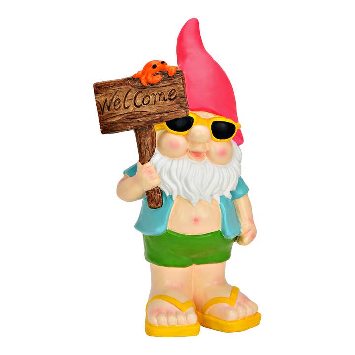 Gartenzwerg aus Poly, Bunt (B/H/T) 25x45x16cm für den Großhandel von Wurm