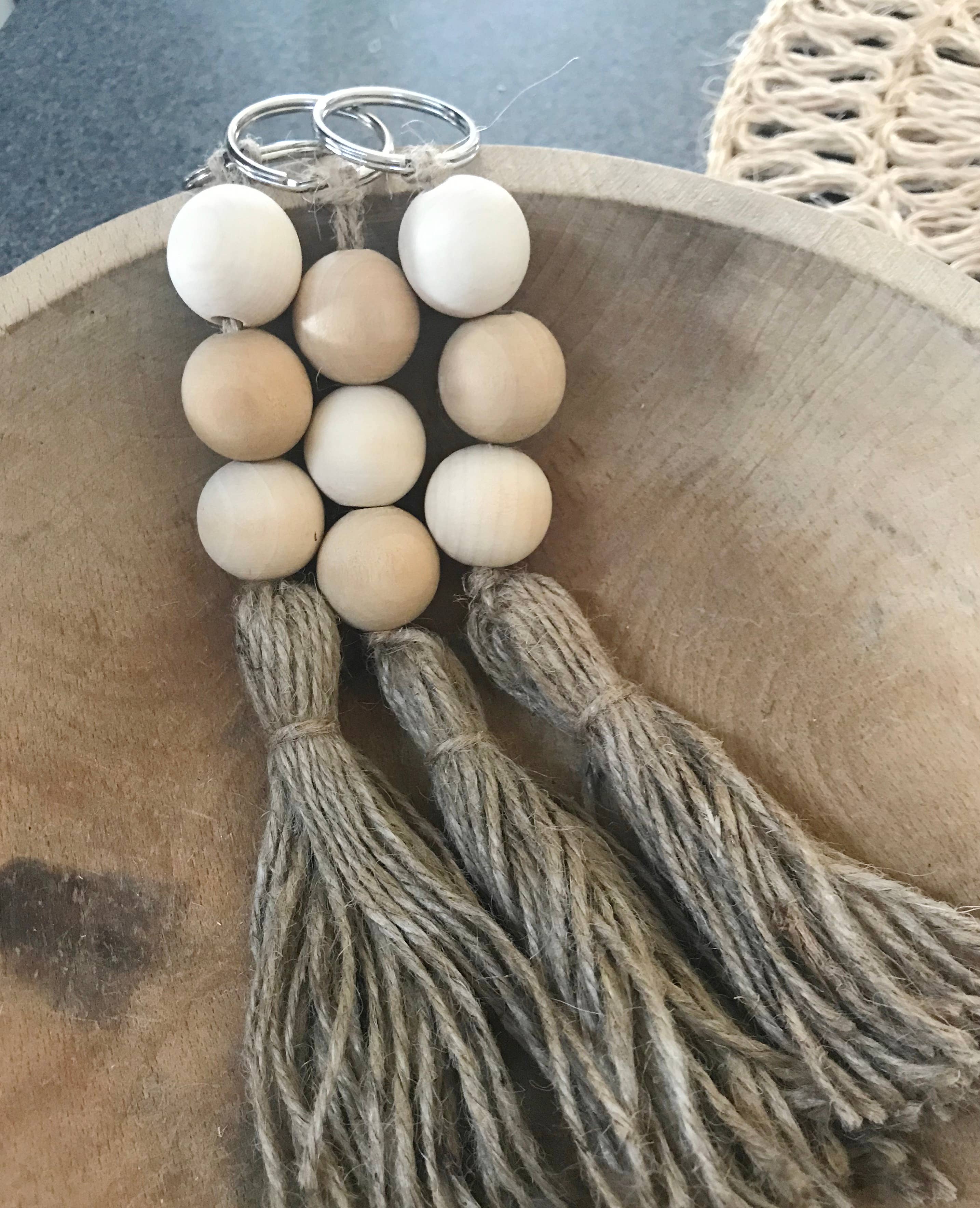 Simply Styled Art - Vente Porte-clés – femme - Porte-clés Boho avec pompon4